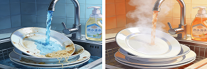 冷水洗碗 vs 热水洗碗，哪种更干净？